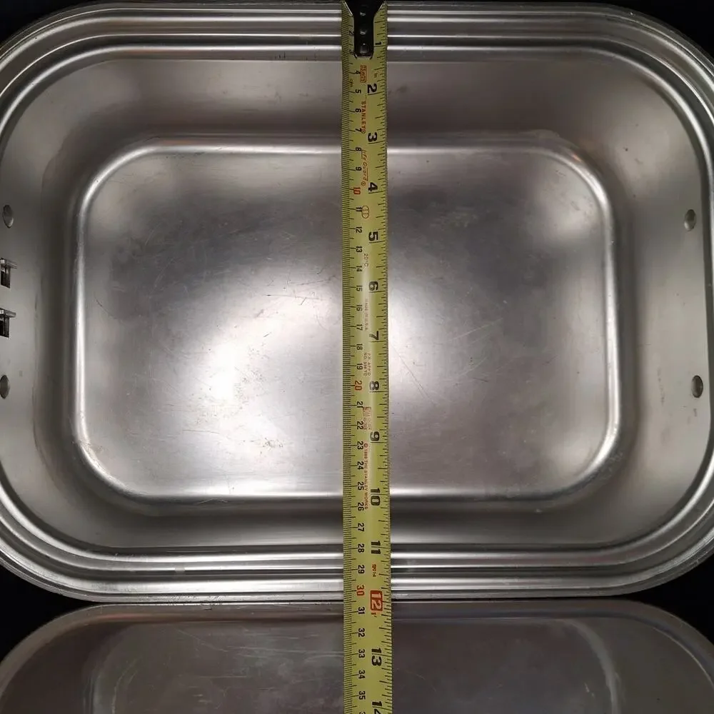 Vintage Wear Ever Aluminum Roaster Pan 825 And Vented Cover 818 Set